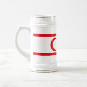 Chope À Bière Drapeau de Chypre du Nord (Gauche)