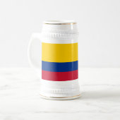 Chope À Bière Drapeau de Colombie (Devant gauche)