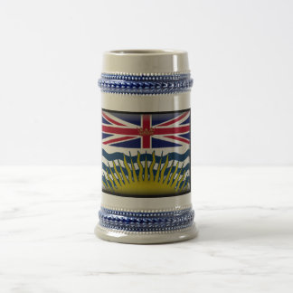 Chope À Bière Drapeau de Colombie-Britannique (Canada)