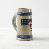 Chope À Bière Drapeau de Detroit (Devant gauche)