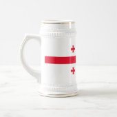 Chope À Bière Drapeau de Géorgie (Gauche)
