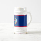 Chope À Bière Drapeau de Guam (Devant droit)