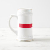 Chope À Bière Drapeau de Guernesey (Gauche)