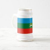 Chope À Bière Drapeau de Karatchaïévo-Tcherkessie (Devant gauche)