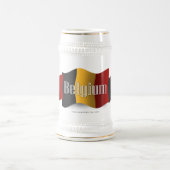 Chope À Bière Drapeau de la Belgique (Centre)