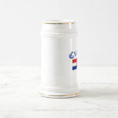 Chope À Bière Drapeau de la Croatie (Centre)