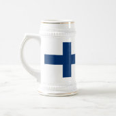 Chope À Bière Drapeau de la Finlande (Gauche)