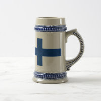 Drapeau de la Finlande Croix Bleue Suomi