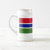 Chope À Bière Drapeau de la Gambie (Gauche)