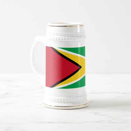 Chope À Bière Drapeau de la Guyane (Devant gauche)