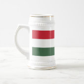 Chope À Bière Drapeau de la Hongrie (Gauche)