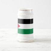 Chope À Bière Drapeau de la Jordanie (Centre)