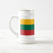 Chope À Bière Drapeau de la Lituanie (Gauche)