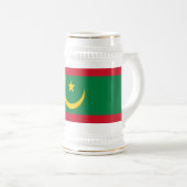 Chope À Bière Drapeau de la Mauritanie (Devant droit)