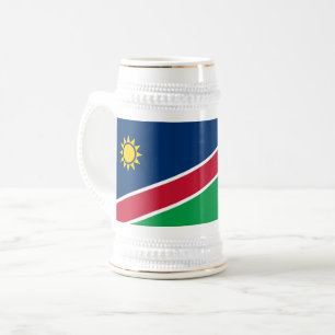 Chope À Bière Drapeau de la Namibie