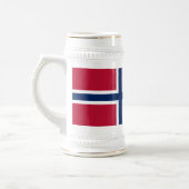 Chope À Bière Drapeau de la Norvège (Gauche)
