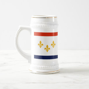 Chope À Bière Drapeau de la Nouvelle-Orléans, Louisiane Wham-O F