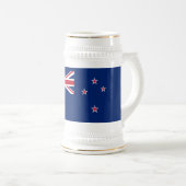 Chope À Bière Drapeau de la Nouvelle-Zélande (Devant droit)