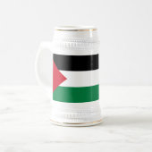 Chope À Bière Drapeau de la Palestine (Devant gauche)