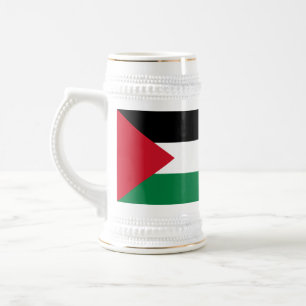 Chope À Bière Drapeau de la Palestine