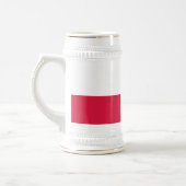 Chope À Bière Drapeau de la Pologne (Gauche)
