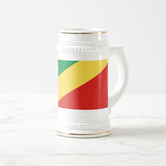 Chope À Bière Drapeau de la République du Congo (Devant droit)
