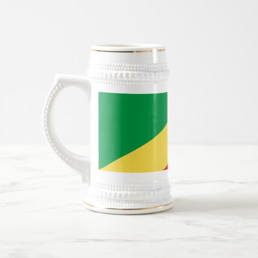 Chope À Bière Drapeau de la République du Congo (Gauche)