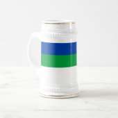 Chope À Bière Drapeau de la République Komi (Devant gauche)