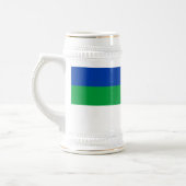 Chope À Bière Drapeau de la République Komi (Gauche)