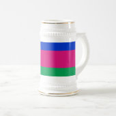 Chope À Bière Drapeau de la République populaire du Kuban (Devant droit)