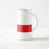 Chope À Bière Drapeau de la République tchèque (Devant droit)