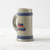 Chope À Bière Drapeau de la Slovaquie (Devant gauche)