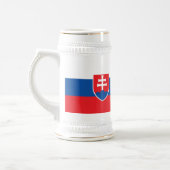 Chope À Bière Drapeau de la Slovaquie (Gauche)