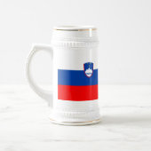 Chope À Bière Drapeau de la Slovénie (Gauche)