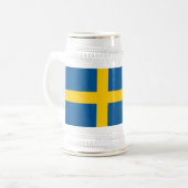 Chope À Bière Drapeau de la Suède (Devant gauche)