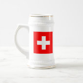 Chope À Bière Drapeau de la Suisse (Gauche)