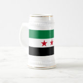 Chope À Bière Drapeau de la Syrie (Devant gauche)