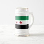 Chope À Bière Drapeau de la Syrie (Devant droit)