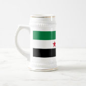 Chope À Bière Drapeau de la Syrie (Gauche)