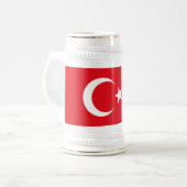 Chope À Bière Drapeau de la Turquie (Devant gauche)
