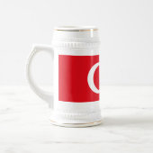 Chope À Bière Drapeau de la Turquie (Gauche)