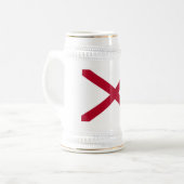 Chope À Bière Drapeau de l'Alabama (Devant gauche)