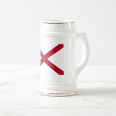 Chope À Bière Drapeau de l'Alabama (Devant droit)