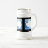 Chope À Bière Drapeau de l'Antarctique (Devant droit)