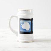 Chope À Bière Drapeau de l'Antarctique (Gauche)