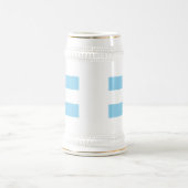Chope À Bière Drapeau de l'Argentine (Centre)