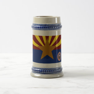 Chope À Bière Drapeau de l'Arizona