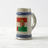 Chope À Bière Drapeau de l'Autriche-Hongrie (1869-1918) (Devant droit)