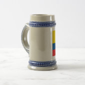 Chope À Bière Drapeau de l'Équateur (Devant gauche)