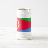 Chope À Bière Drapeau de l'Érythrée (Centre)